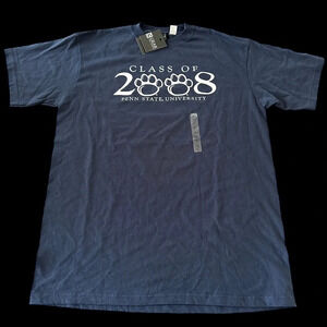 NWT Unisex Size Large Penn State University Class of 2008 T Shirt Alumni College